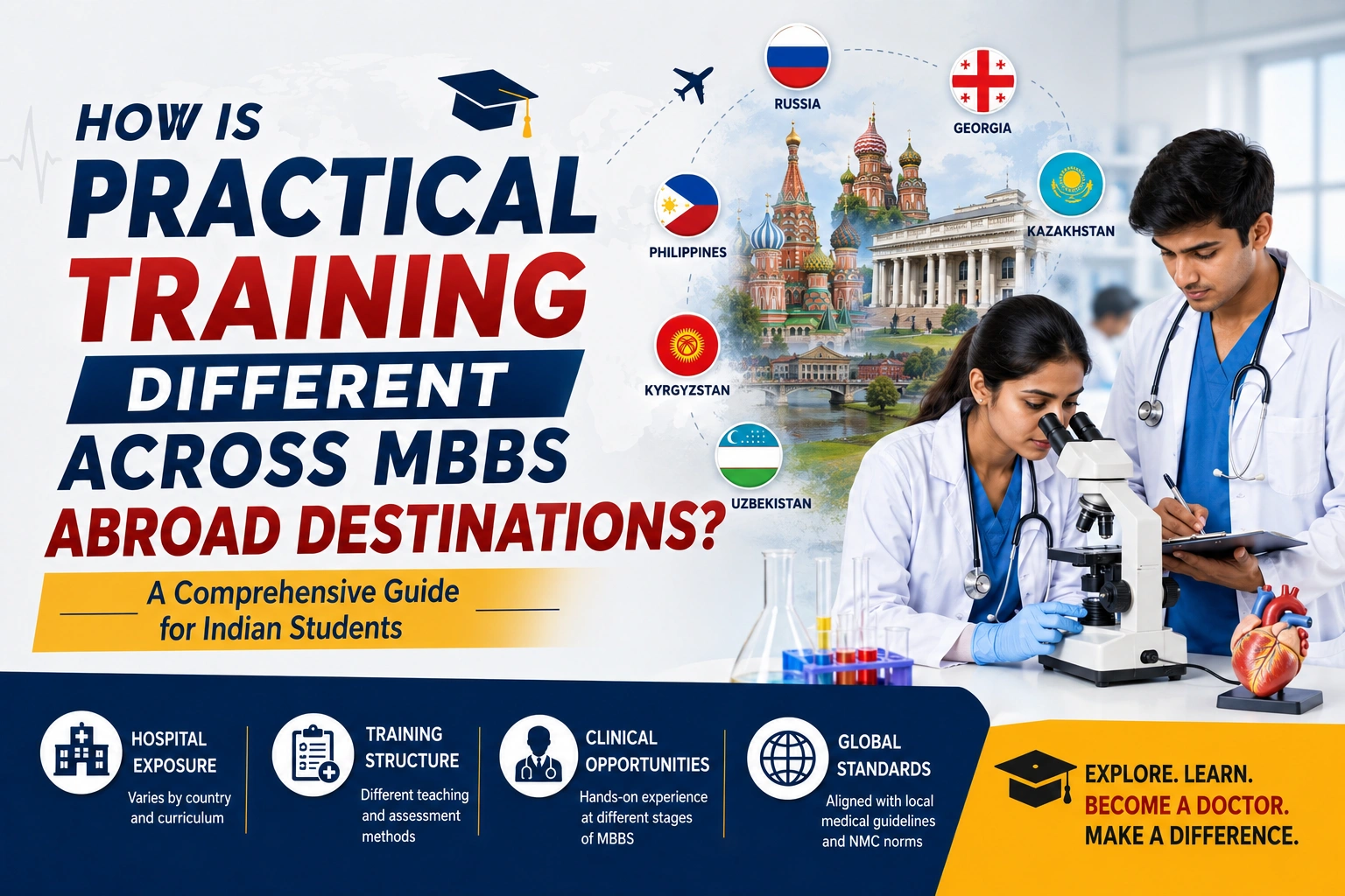 How is Practical Training Different Across MBBS Abroad Destinations? A Comprehensive Guide for Indian Students